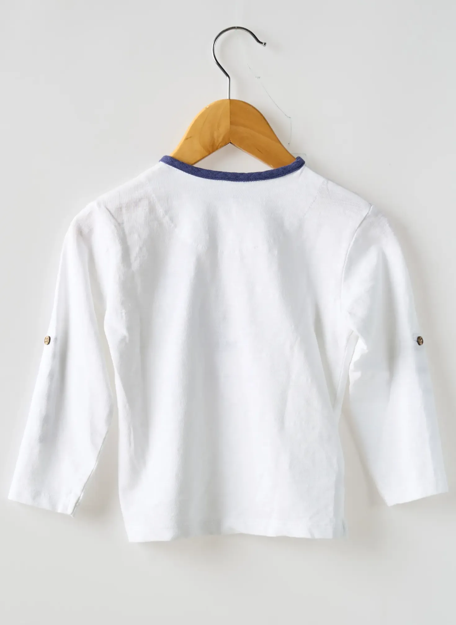 T-shirt Mayoral Blanc Manches Longues