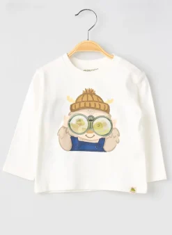 T-shirt Mayoral Blanc Manches Longues
