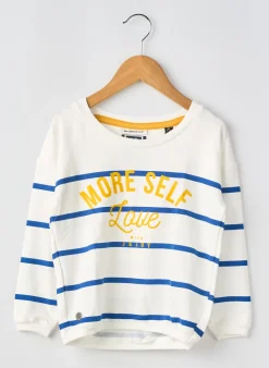 T-shirt Mayoral Blanc Manches Longues