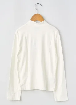 T-shirt Mayoral Blanc Manches Longues
