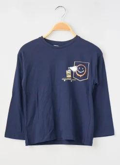 T-shirt Mayoral Bleu Manches Longues