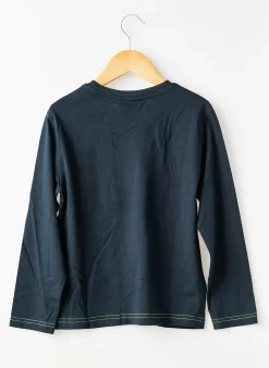 T-shirt Mayoral Bleu Manches Longues