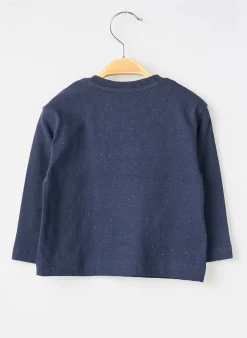 T-shirt Mayoral Bleu Manches Longues