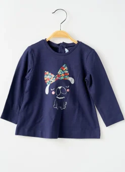 T-shirt Mayoral Bleu Manches Longues