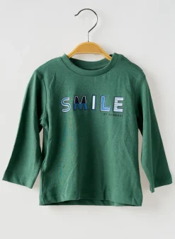 T-shirt Mayoral Vert Manches Longues