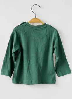 T-shirt Mayoral Vert Manches Longues