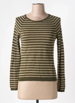 T-shirt Montagut Marron Manches Longues