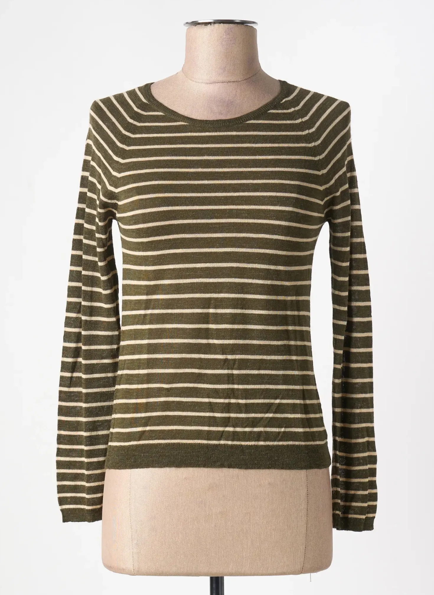 T-shirt Montagut Marron Manches Longues