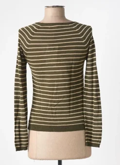T-shirt Montagut Marron Manches Longues