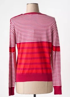 T-shirt Montagut Rouge Manches Longues