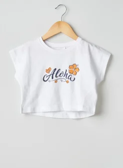 T-shirt Name It Blanc