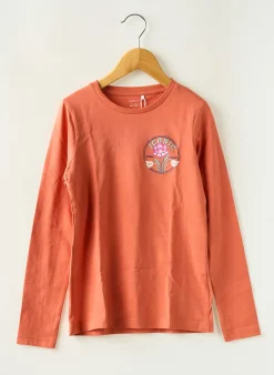 T-shirt Name It Orange Manches Longues