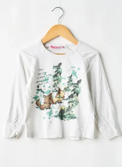 T-shirt Nky Blanc Manches Longues