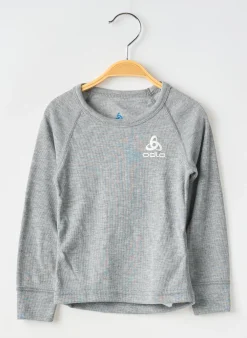 T-shirt Odlo Gris Manches Longues