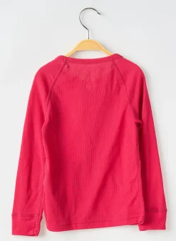 T-shirt Odlo Rouge Manches Longues
