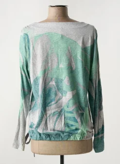 T-shirt Olsen Vert Manches Longues