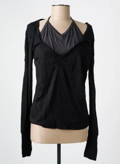 T-shirt Only Noir Manches Longues