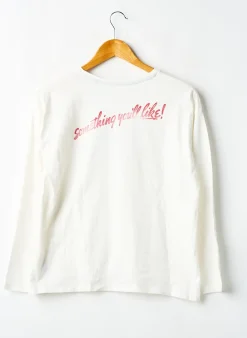 T-shirt Pepe Jeans Blanc Manches Longues