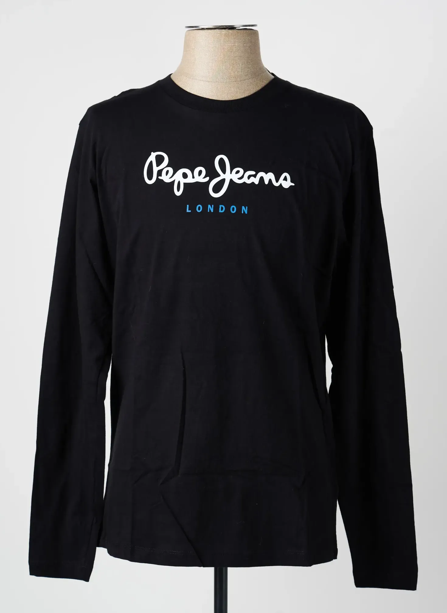 T-shirt Pepe Jeans Noir Manches Longues
