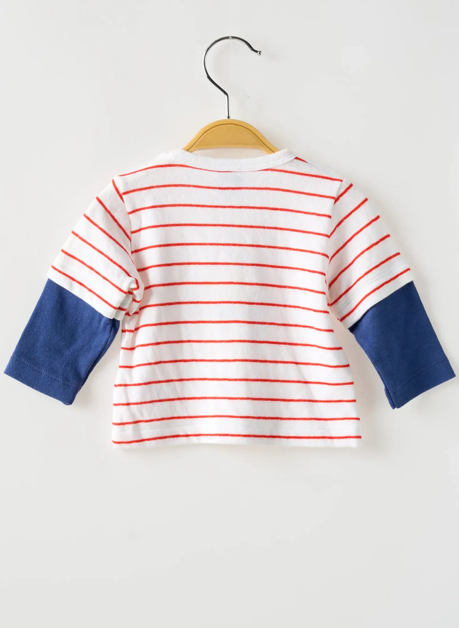 T-shirt Petit Bateau Blanc Manches Longues
