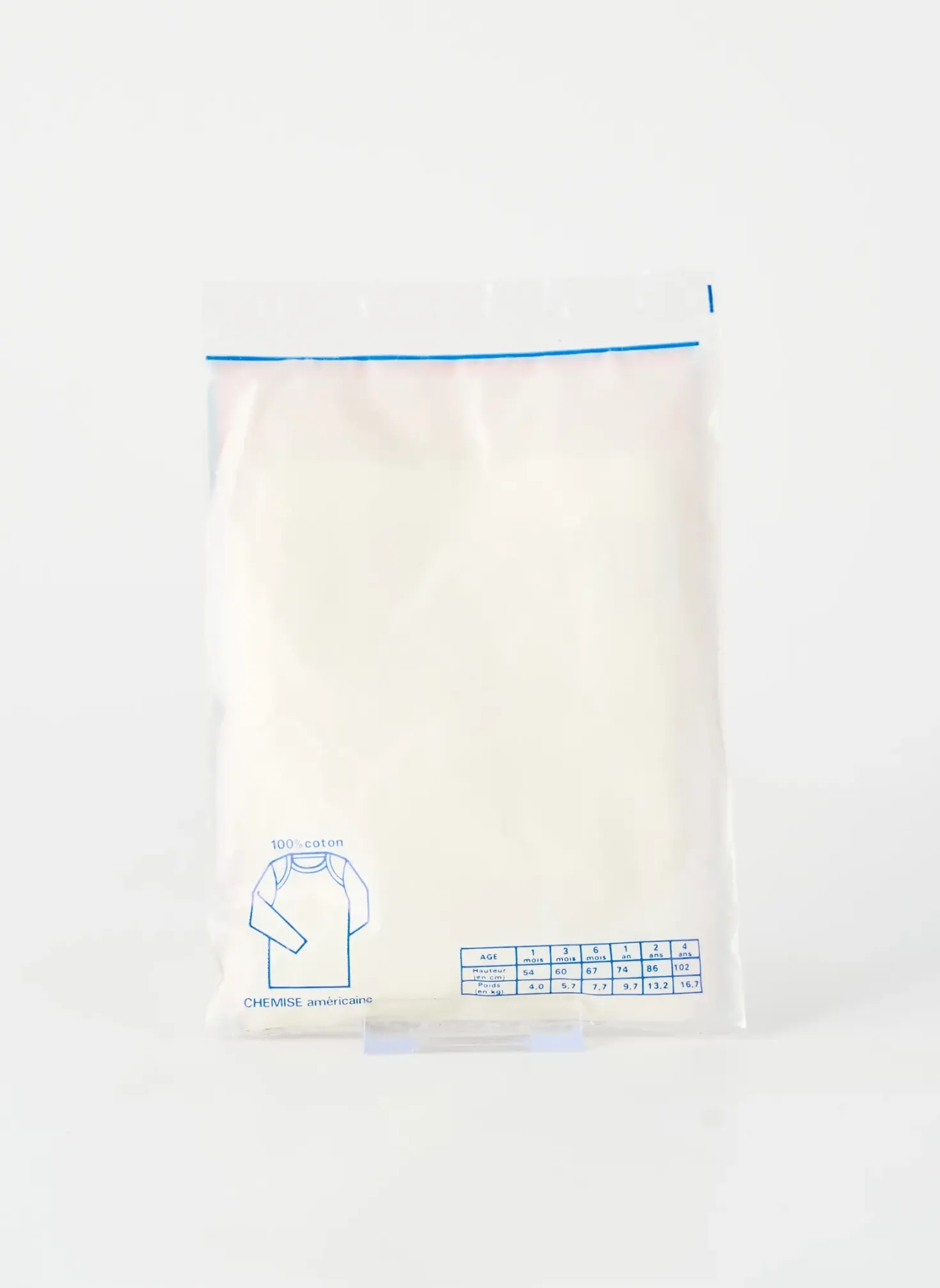 T-shirt Petit Bateau Blanc Manches Longues