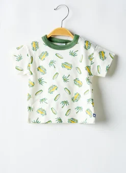 T-shirt Petit Bateau Blanc Manches Courtes