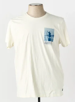 T-shirt Petrol Industries Blanc