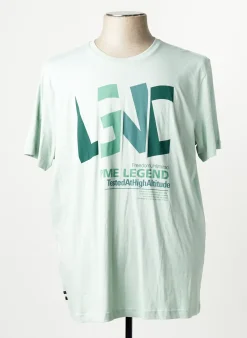 T-shirt Pme Legend Vert Manches Courtes