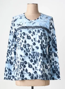 T-shirt Rabe Bleu Manches Longues