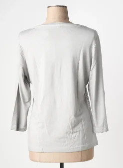 T-shirt Rabe Gris Manches 3/4
