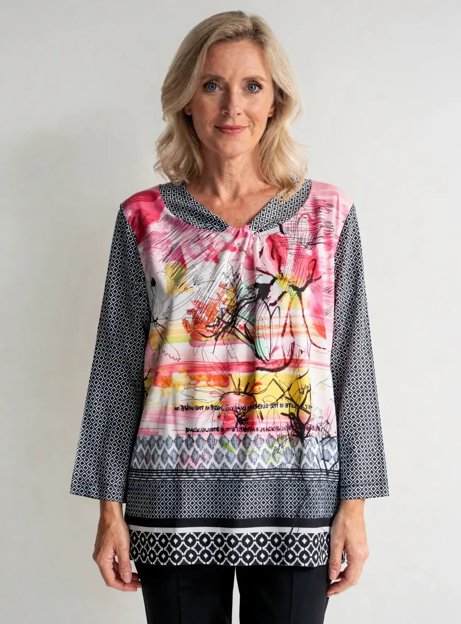 T-shirt Rabe Rose Manches Longues