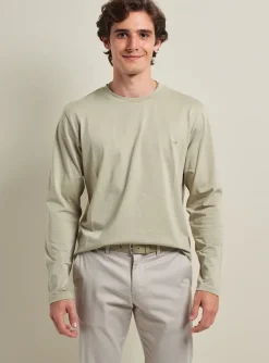 T-shirt Ragwear Vert Clair Manches Longues