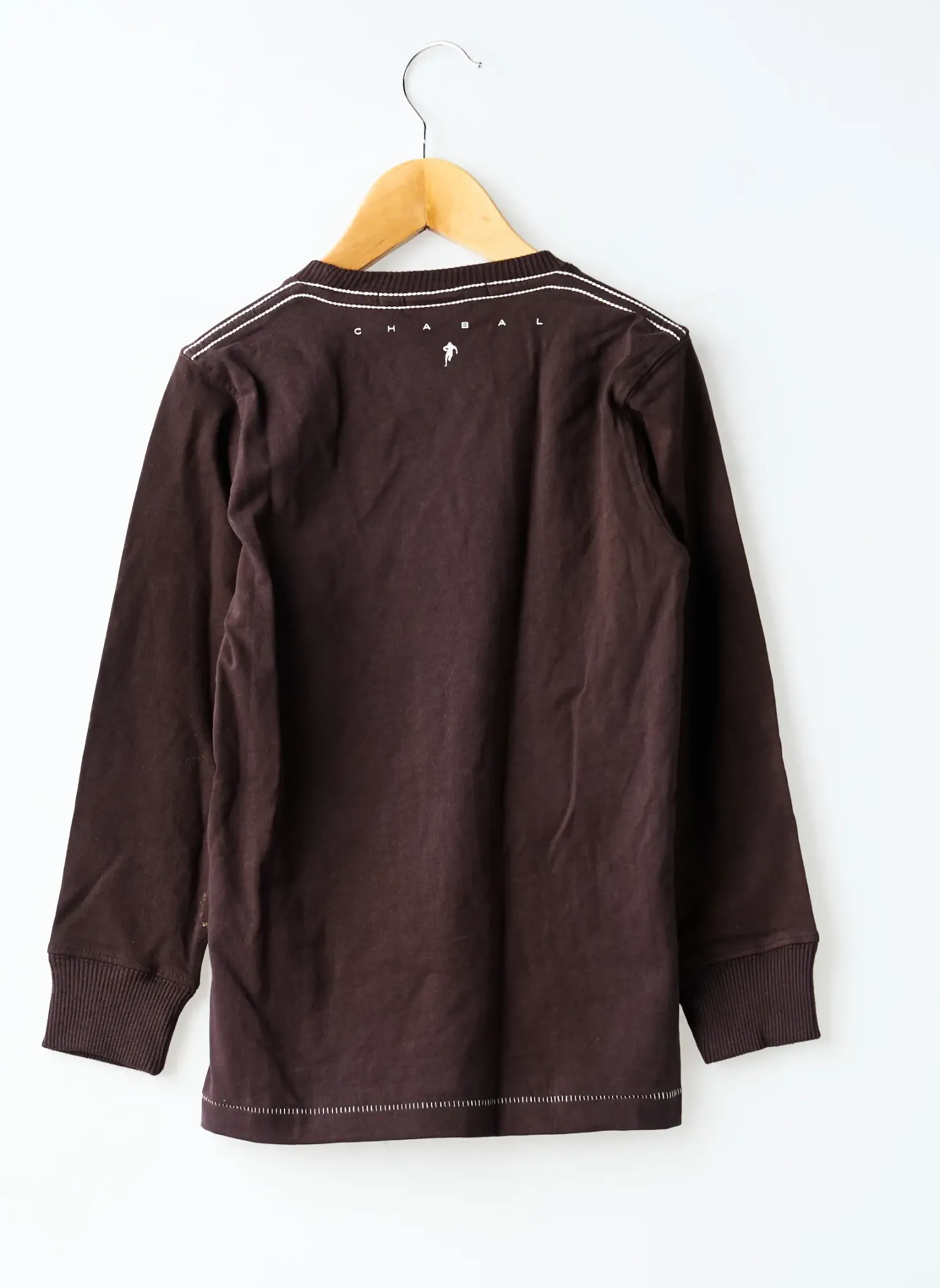 T-shirt Ruckfield Marron Manches Longues