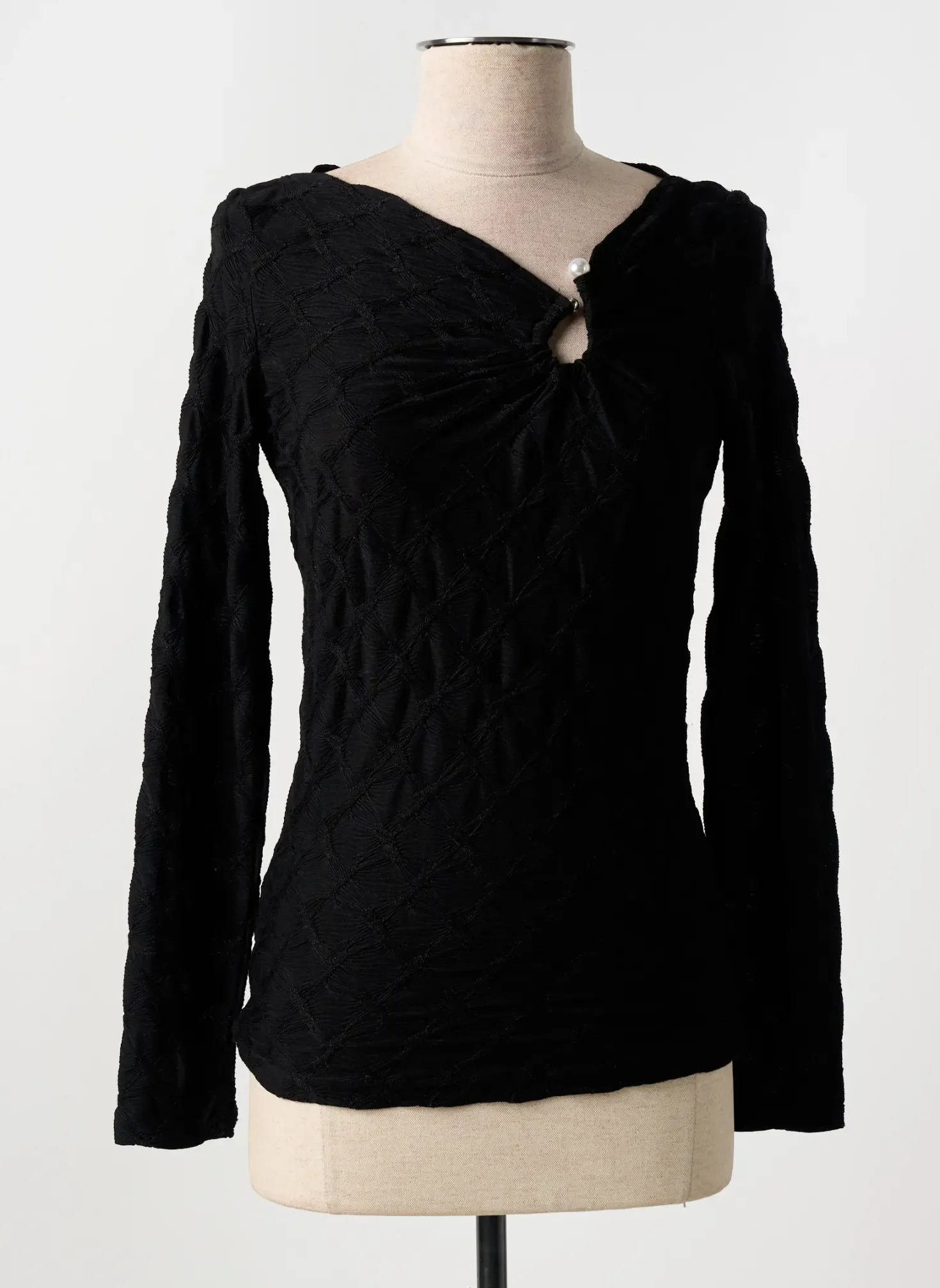 T-shirt Salsa Noir Manches Longues