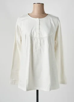 T-shirt Sheego Beige Manches Longues