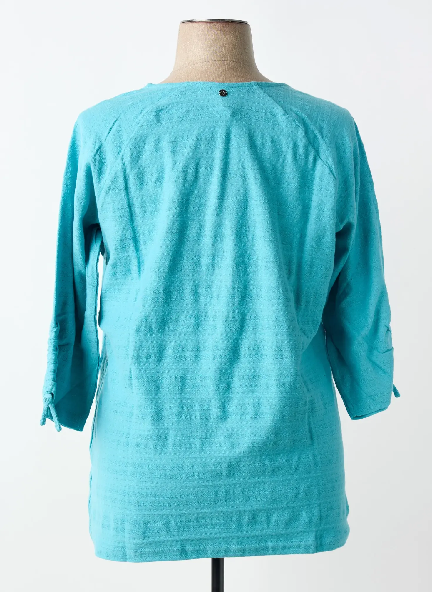 T-shirt Sheego Bleu Manches 3/4