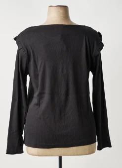 T-shirt Sheego Noir Manches Longues