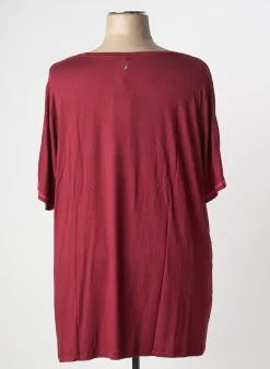 T-shirt Sheego Rouge Manches Courtes