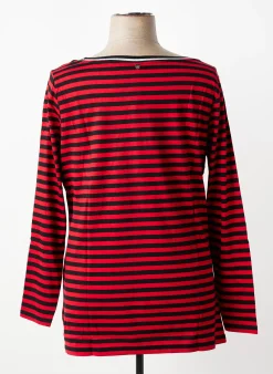 T-shirt Sheego Rouge Manches Longues