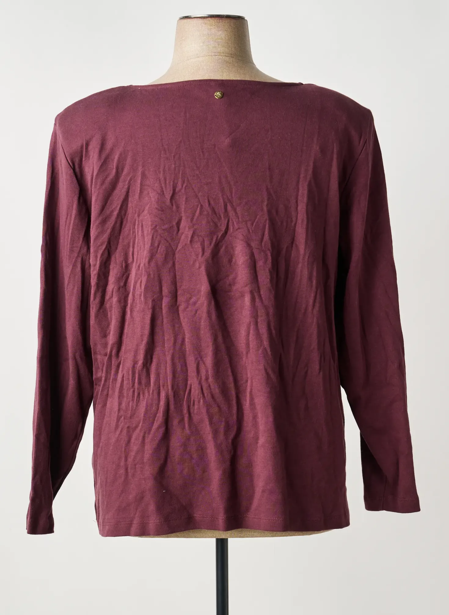 T-shirt Sheego Rouge Manches Longues