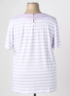 T-shirt Sheego Violet Manches Courtes