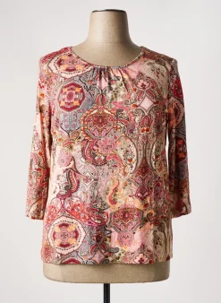 T-shirt Sommermann Rose Manches 3/4