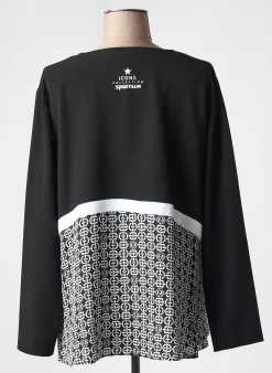 T-shirt Sportalm Noir Manches Longues