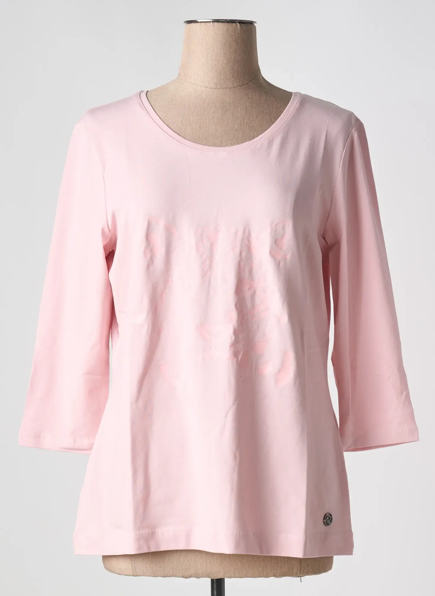 T-shirt Sportalm Rose Manches 3/4