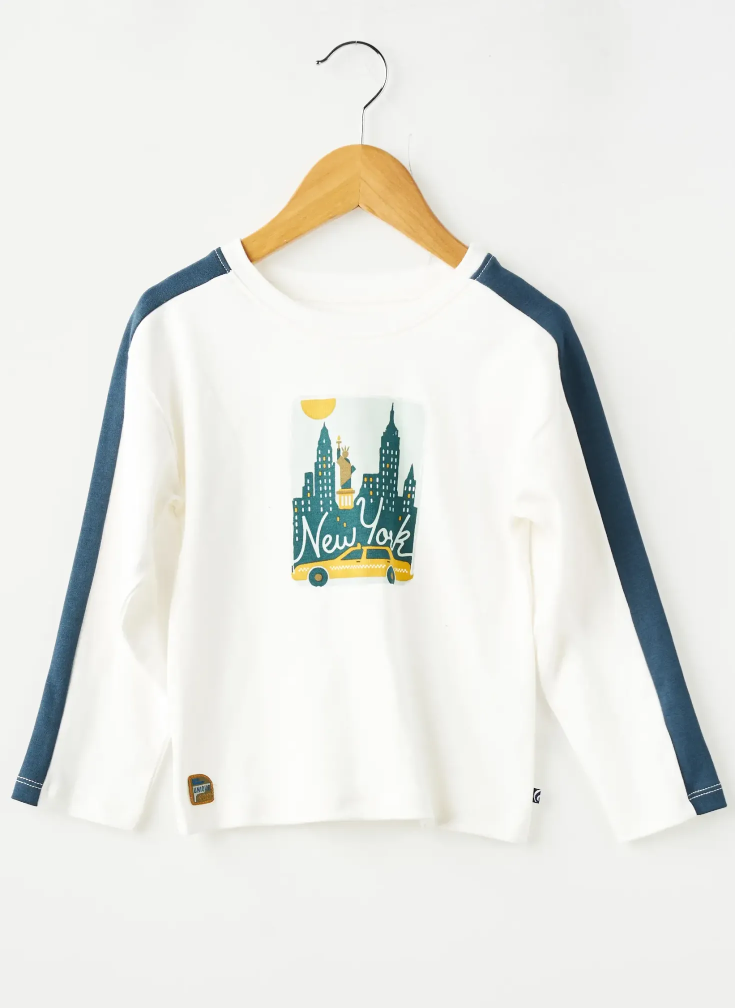 T-shirt Sucre D'orge Blanc Manches Longues