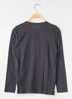 T-shirt Teddy Smith Bleu Manches Longues