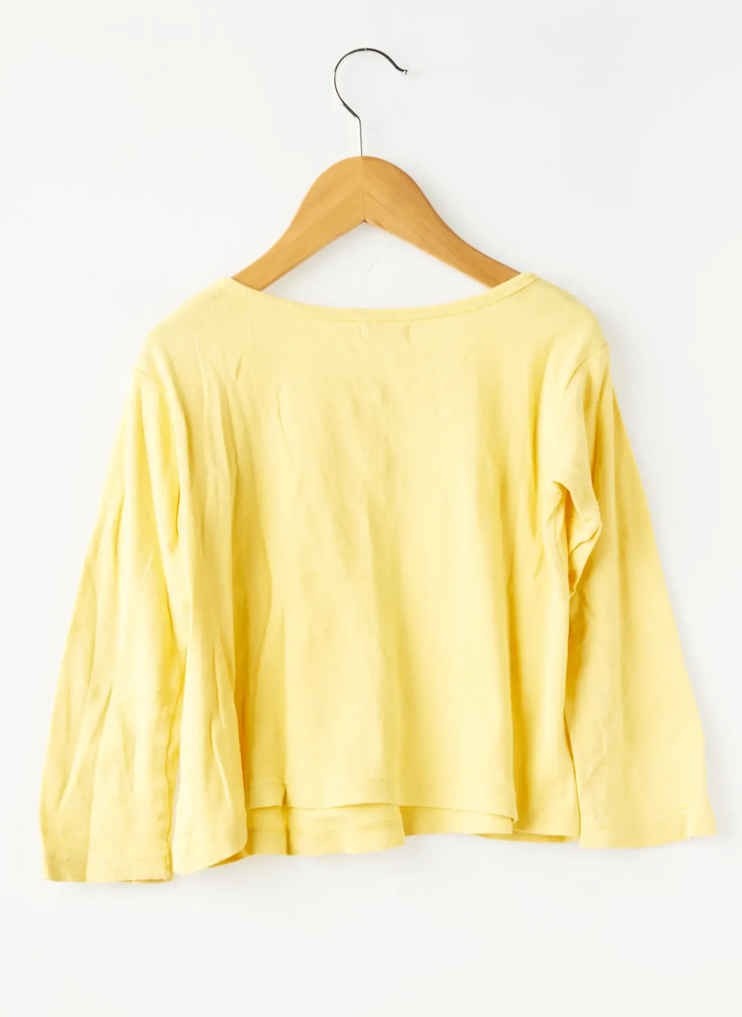 T-shirt Tex Jaune Manches Longues