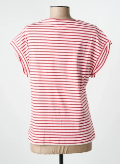 T-shirt Thalassa Rouge Manches Courtes