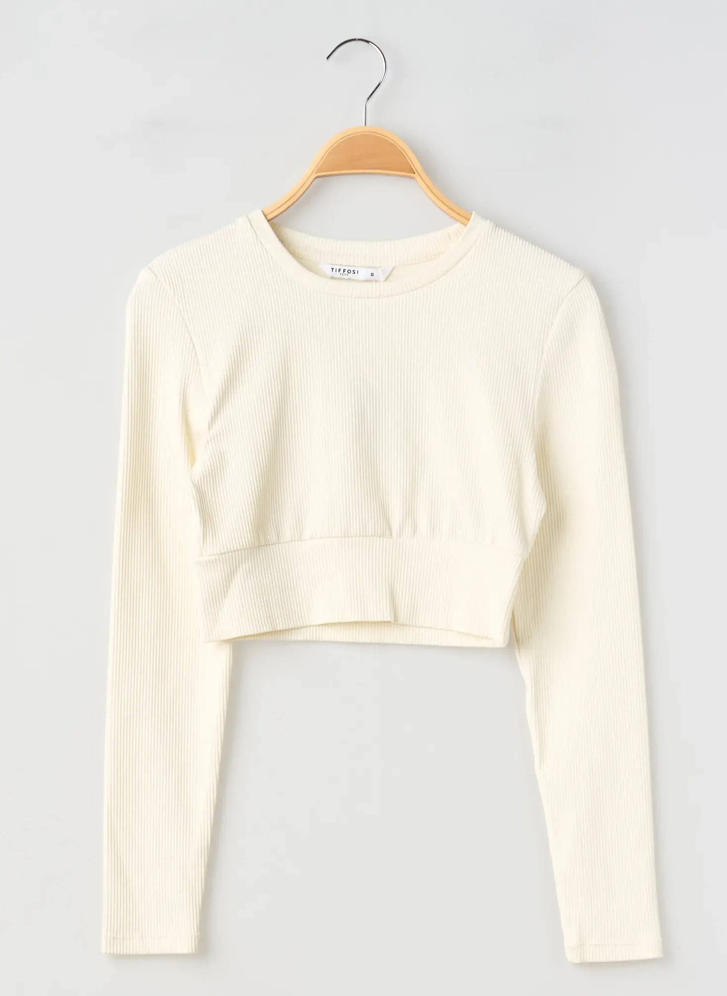 T-shirt Tiffosi Beige Manches Longues