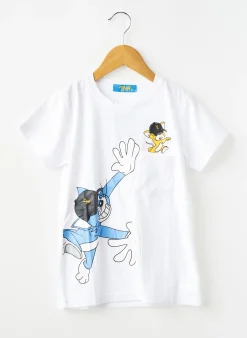 T-shirt Tina Fashion Blanc Manches Courtes